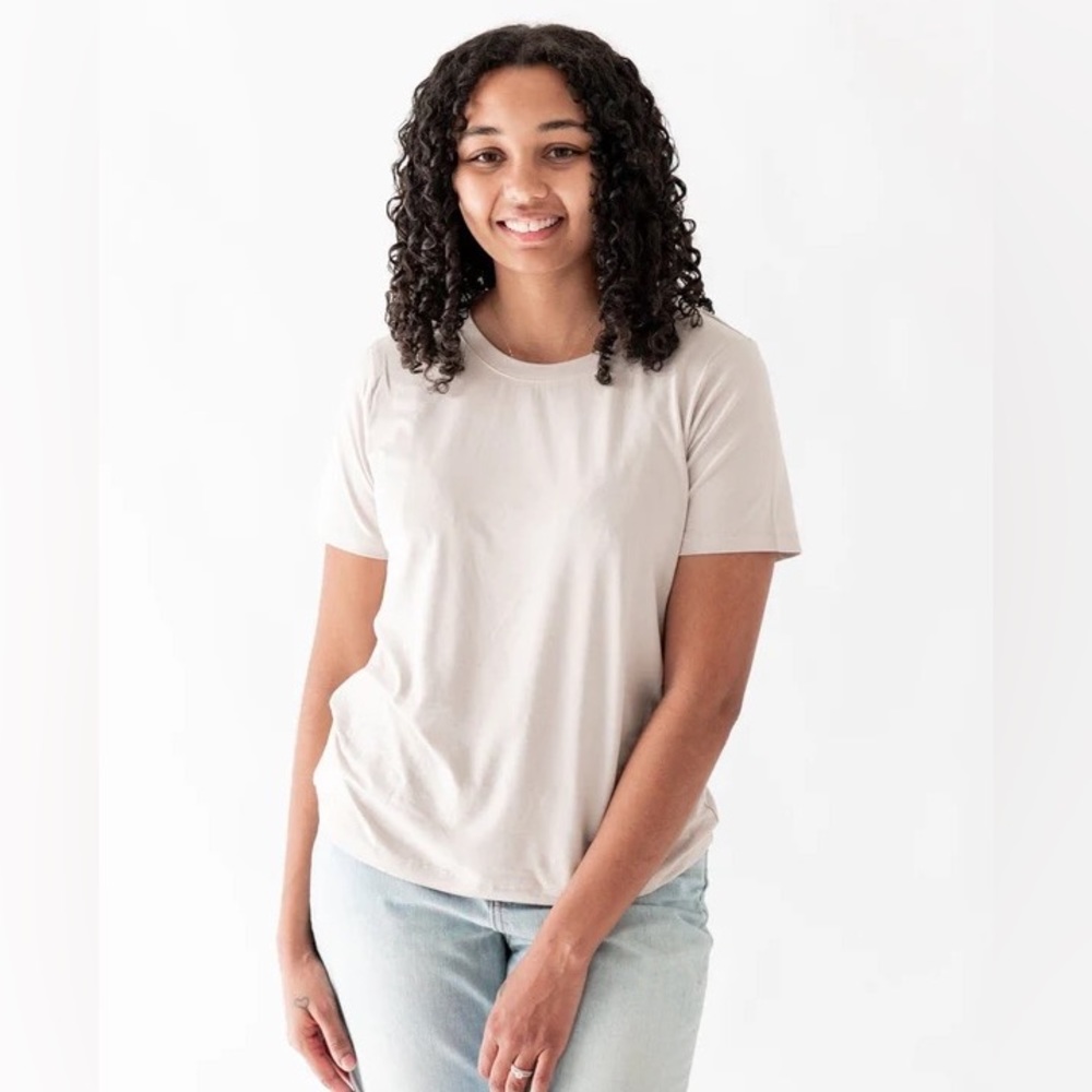 Kyte Baby Oat Crew Neck Tee